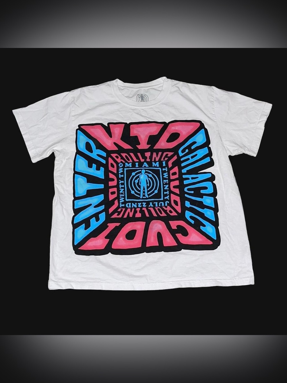 Kid Cudi Entergalactic Rolling Loud Miami White Merch Tour T-Shirt